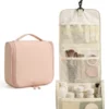 A003-2 Wholesale Compact Hanging Toiletry Bag | Premium Taslon Carry-On Cosmetic Organizer (OEM/ODM)