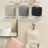 A003-3 Wholesale Compact Hanging Toiletry Bag | Premium Taslon Carry-On Cosmetic Organizer (OEM/ODM)