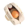 A005-2 Wholesale Premium Corduroy Insulated Lunch Bag | Thermal Dome-Shaped Food Tote (OEM/ODM)