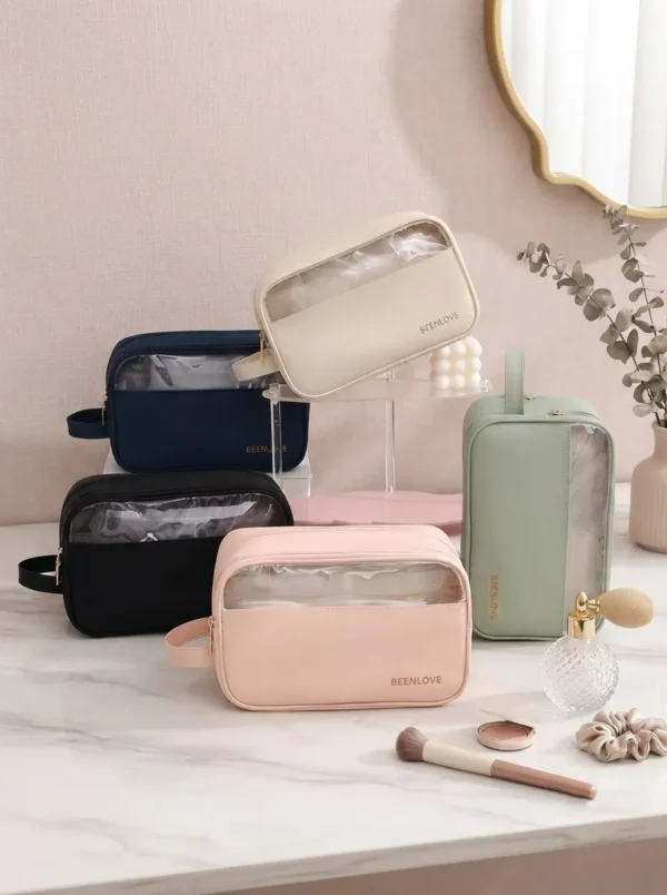 Wholesale Premium Skin-Feel Travel Toiletry Bag | Wet-Dry Separation Waterproof Cosmetic Organizer (OEM/ODM)