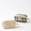 A014-2 Wholesale Breathable Teslin Mesh Cosmetic Bag | Bulk Lightweight Travel Makeup Pouch with Side Handle & Dual Zippers (OEM/ODM)