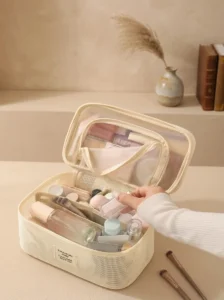 Teslin mesh toiletry bag supplier