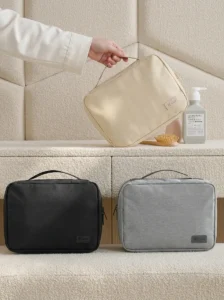 recycled hanging cosmetic bag supplier