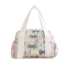 B003-2 Wholesale Multi-Pocket Polyester Lunch Bag | Patterned Insulated Food Tote with Side Pockets (OEM/ODM)