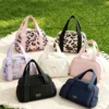 B003-3 Wholesale Multi-Pocket Polyester Lunch Bag | Patterned Insulated Food Tote with Side Pockets (OEM/ODM)