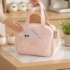 Wholesale Quilted Insulated Lunch Bag | Bulk Eco-Friendly Polyester Picnic Cooler Tote with PEVA Leakproof Lining (OEM/ODM)