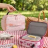 Wholesale Kids Insulated Lunch Bag | Bulk 300D Oxford Children Picnic Cooler with Snap-Buckle Handle & Side Mesh Pocket (OEM/ODM)