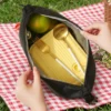 B011-2 Wholesale Minimalist Insulated Lunch Pouch | Bulk Lightweight Polyester Picnic Cooler Bag with Quick-Release Buckle Handle (OEM/ODM)