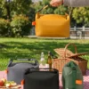 B011-3 Wholesale Minimalist Insulated Lunch Pouch | Bulk Lightweight Polyester Picnic Cooler Bag with Quick-Release Buckle Handle (OEM/ODM)