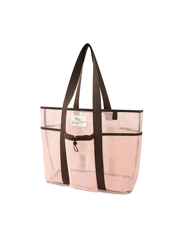 C-001-2 Wholesale Large Capacity Space Mesh Beach Bag | Multi-Functional Gym Tote & Swimwear Storage Organizer (OEM/ODM)