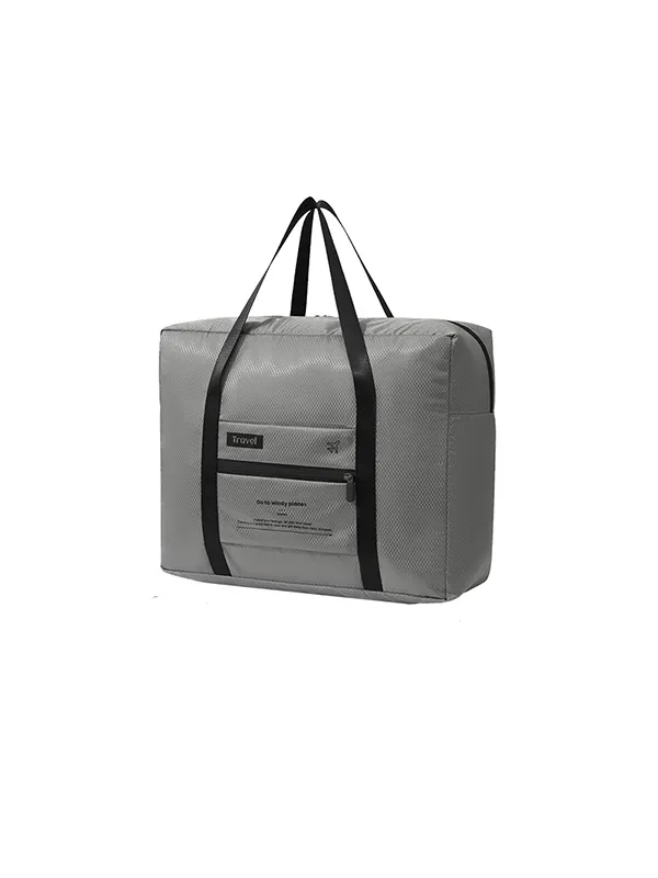 C002-2 Wholesale 25L Packable Foldable Travel Duffel Bag | Lightweight Polyester Luggage Tote with Trolley Sleeve (OEM/ODM)