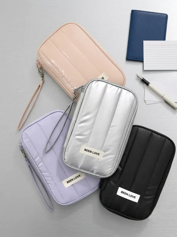 Custom Lightweight Waterproof Polyester Passport Holder | Multi-Slot Puffer Travel Wallet for Global Commuters & Travel Brands (OEM/ODM)