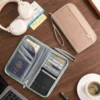 C006-1 Custom Wholesale Multi-Pocket RFID Blocking Travel Passport Holder & Document Organizer(OEM/ODM)