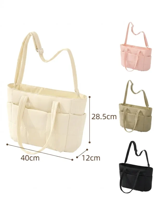 Custom Wholesale Multi-Compartment Nylon Laptop Travel Tote Organizer Bag (OEM / ODM)