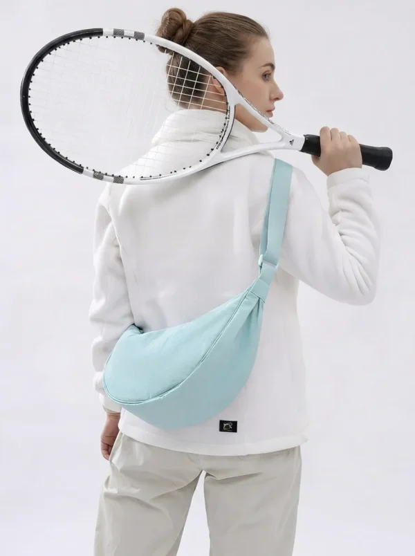 Custom Wholesale Lightweight Crescent Nylon Crossbody Sling Bag (OEM / ODM)