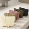 Custom Wholesale Lightweight Quilted Nylon Puffer Tote Bag (OEM / ODM)