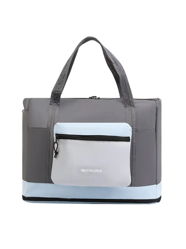 C013-3 Custom Wholesale Foldable Large Capacity Polyester Travel Tote Bag (OEM / ODM)