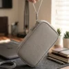C014-1 Custom Wholesale Double Layer Waterproof Electronics Cable Organizer Bag (OEM / ODM)