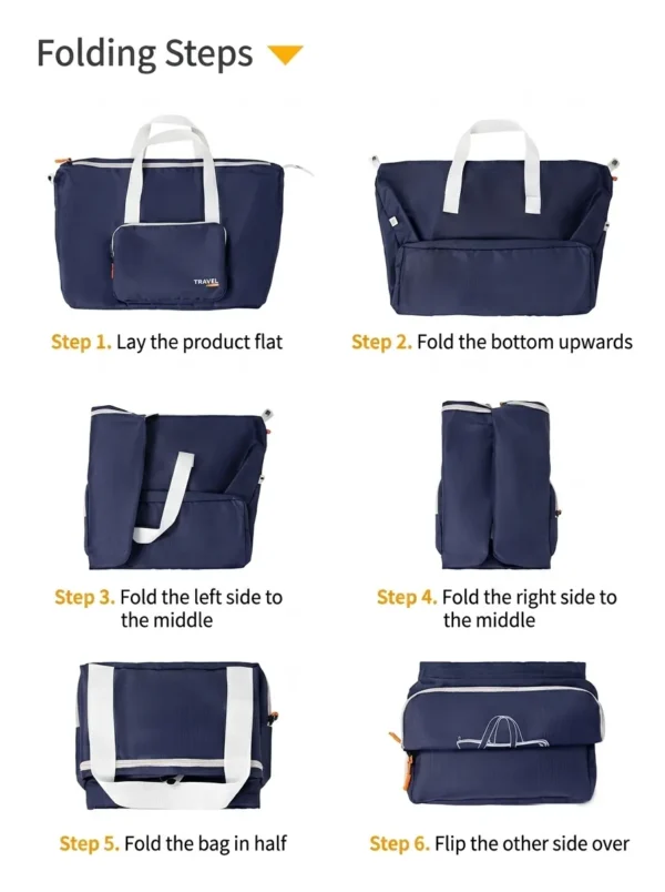 Custom Wholesale Foldable Waterproof Polyester Travel Duffel Bag (OEM / ODM)