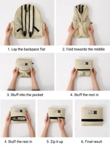 Packable Travel Student Backpack Supplier