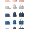 C021-4 Custom Wholesale 2-in-1 Foldable Convertible Polyester Backpack Tote Bag (OEM / ODM)