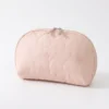 Wholesale Custom Heart Quilted Nylon Cosmetic Toiletry Bag with Butterfly Embroidery (OEM / ODM)