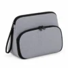 A027-3 Wholesale Custom PU Leather Men's Toiletry Bag | Waterproof Travel Shaving Kit & Cosmetic Organizer Pouch with Dual Compartments (OEM / ODM)