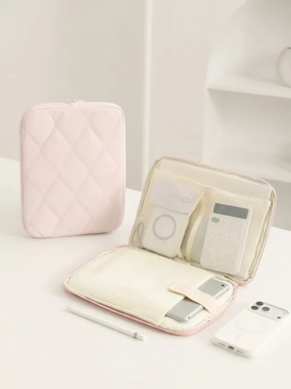Wholesale Custom 11-Inch Polyester Tablet Sleeve | Multi-Compartment Padded iPad Carrying Case (OEM / ODM)