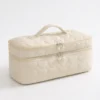 Custom Double Layer Hair Tool Organizer Bag | Polyester Styling Tool Storage Case with Accessories Compartment for Beauty Brands & Wholesale Suppliers (OEM / ODM)