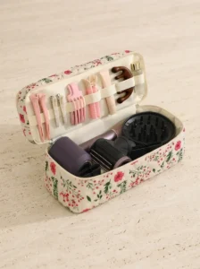 double layer hair tool organizer bag manufacturer OEM ODM polyester storage bag